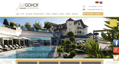 Desktop Screenshot of jagdhof-roehrnbach.de